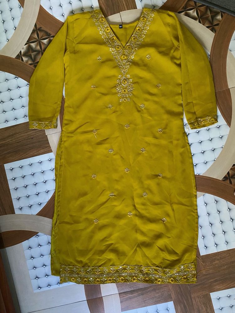 Elegant Yellow Kurta