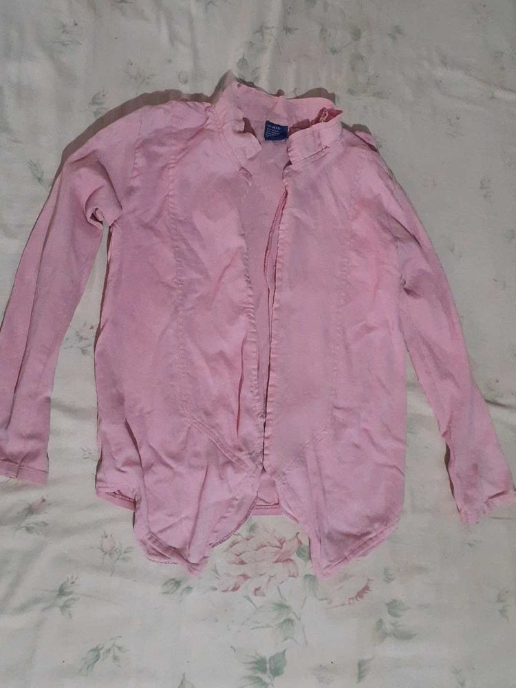 Pink Denim Jacket