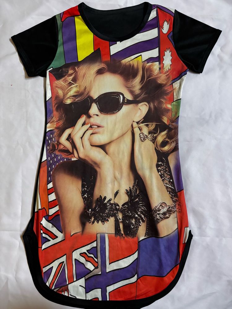 Long T-shirt And Party Where Top.