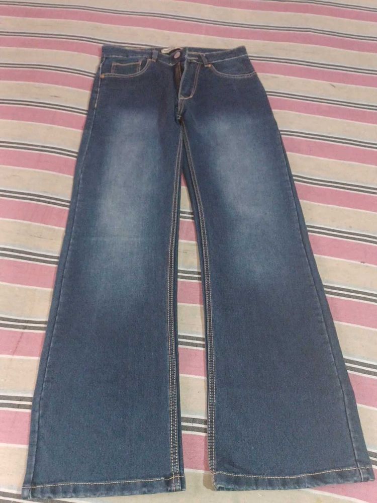 Wide Leg Denim Jeans