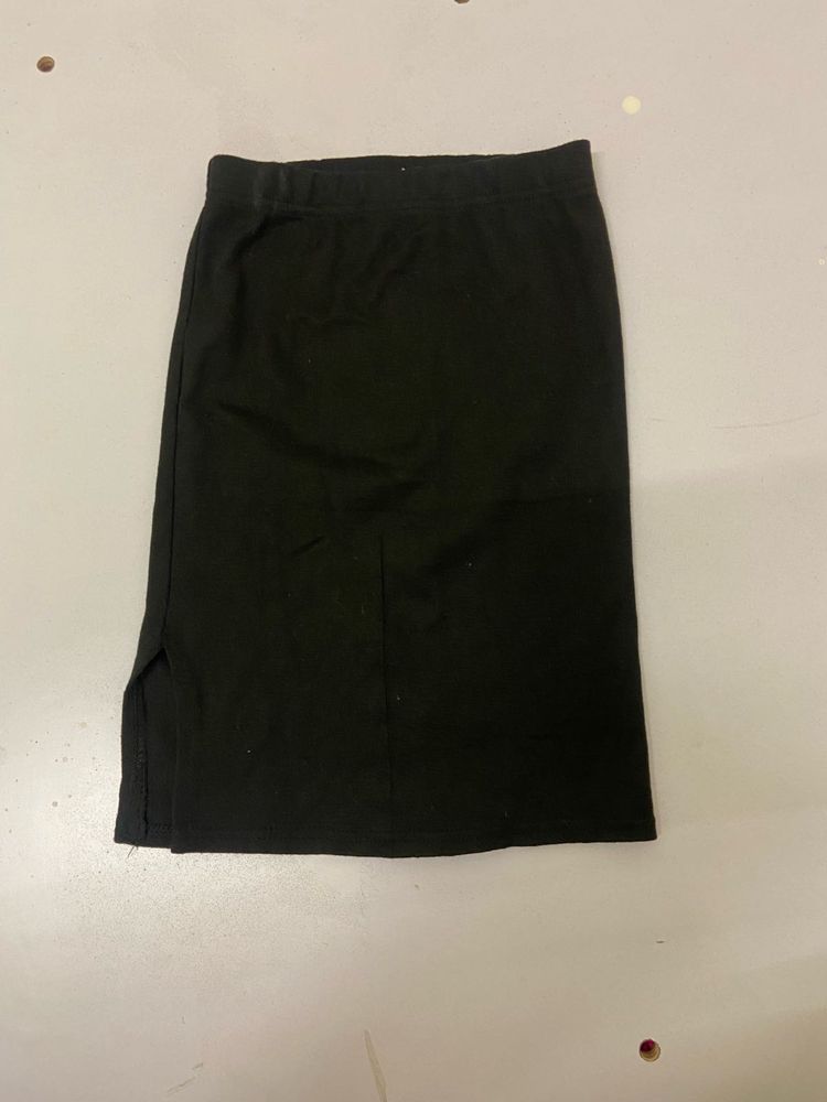 Side Slit Professional Skirt