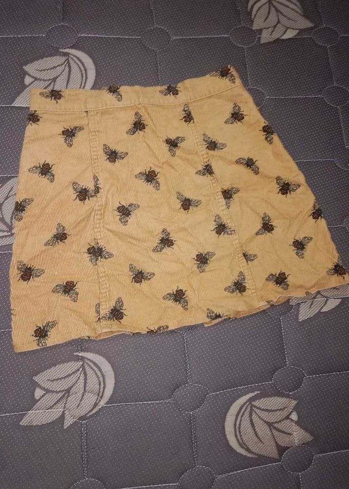 Yellow Mini Skirt