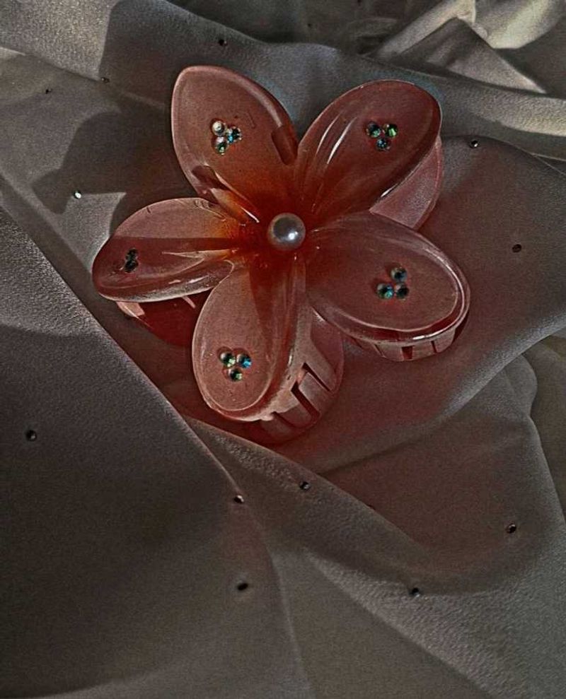 Flower Hair Claw Clip