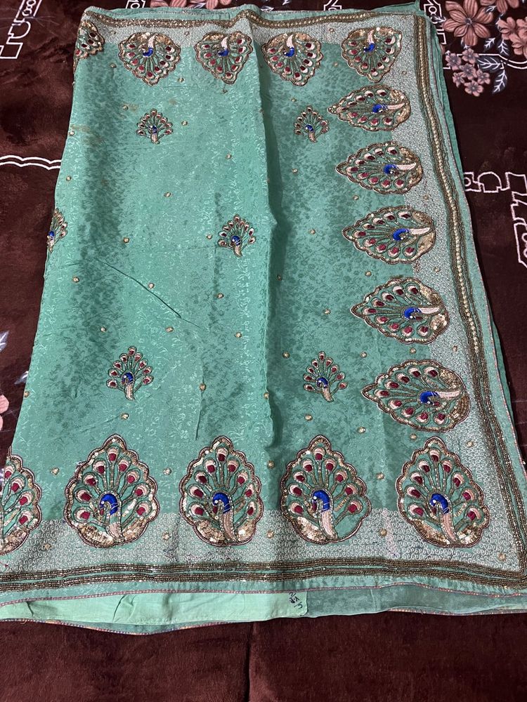 bridal  / wedding function saree with blous