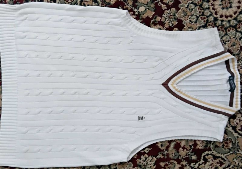 White Sweater Vest