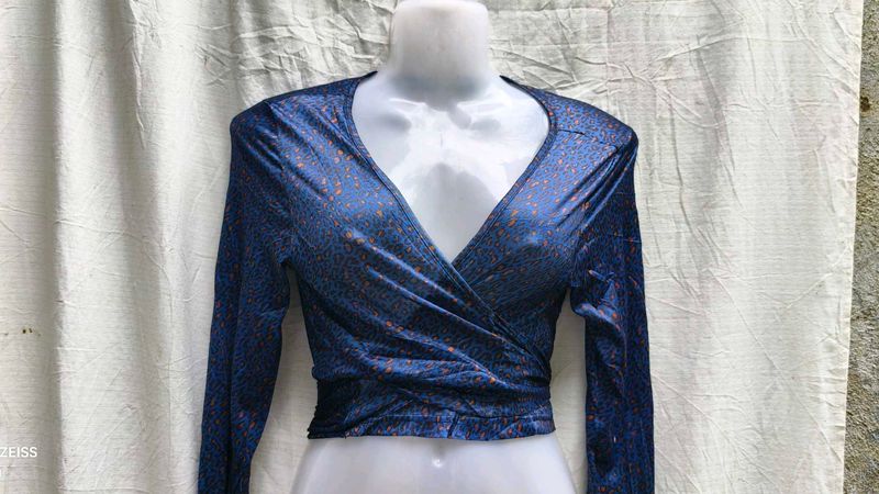 SHEIN SEXY WRAP TOP