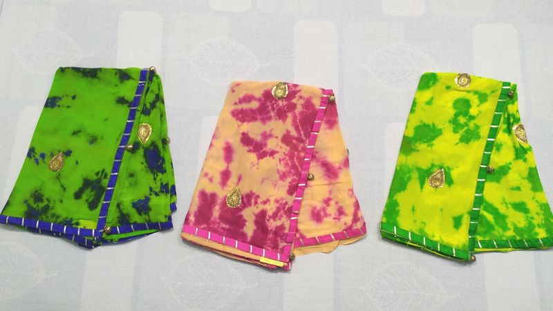 Jaipuri Chunri Saree