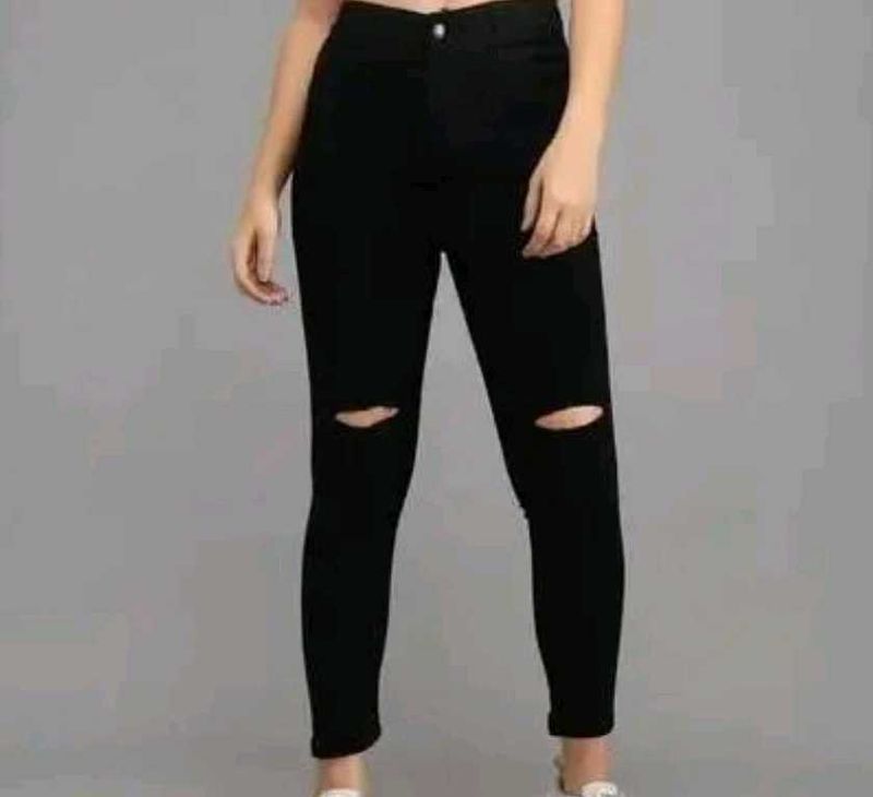 Ripped Black Jeans