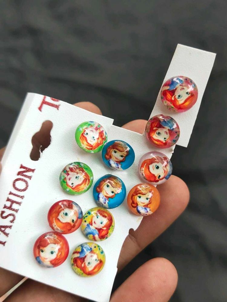 Cute Cartoon Earrings Pp 7 Rs