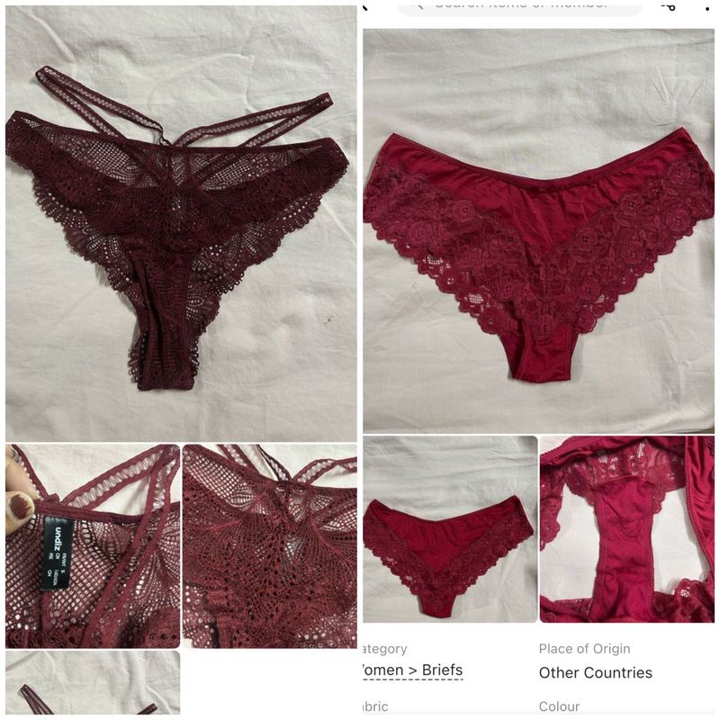 Lace Detail Briefs