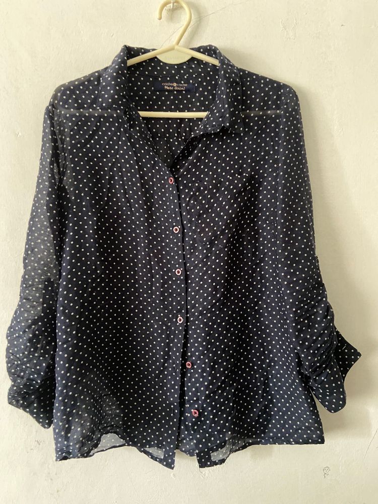 Navy Blue Shirt