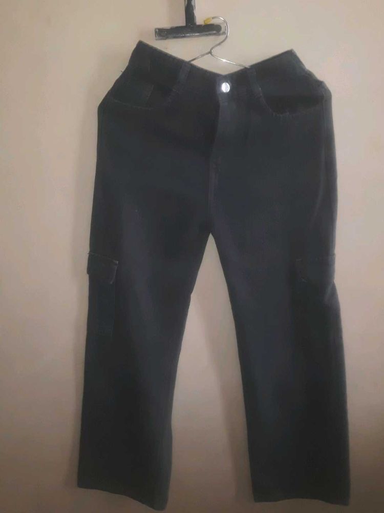 Grey Baggy Cargo