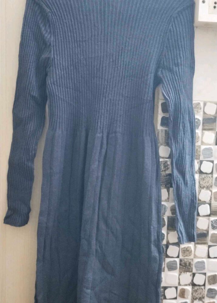 Ribbed Knit Stretchable Dress
