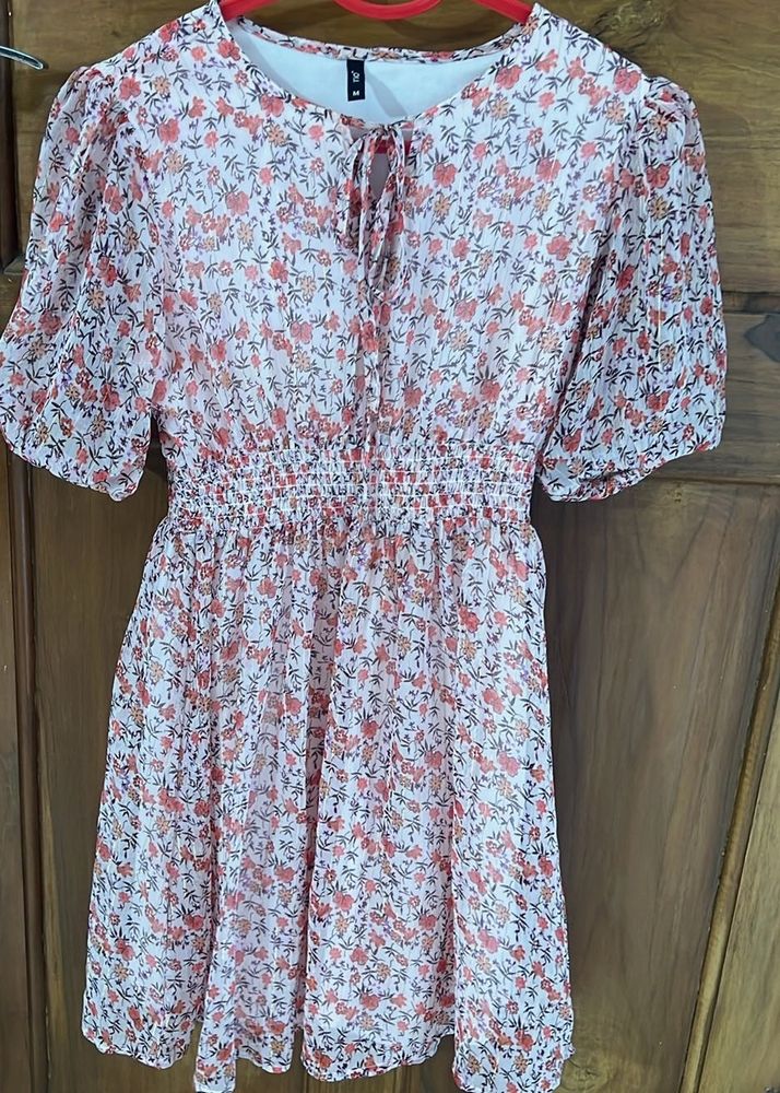 Floral Print Mini Dress