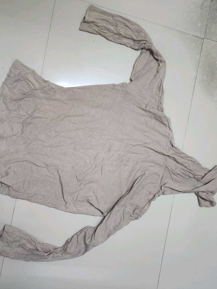 Casual Long Sleeve Turtle Neck Top