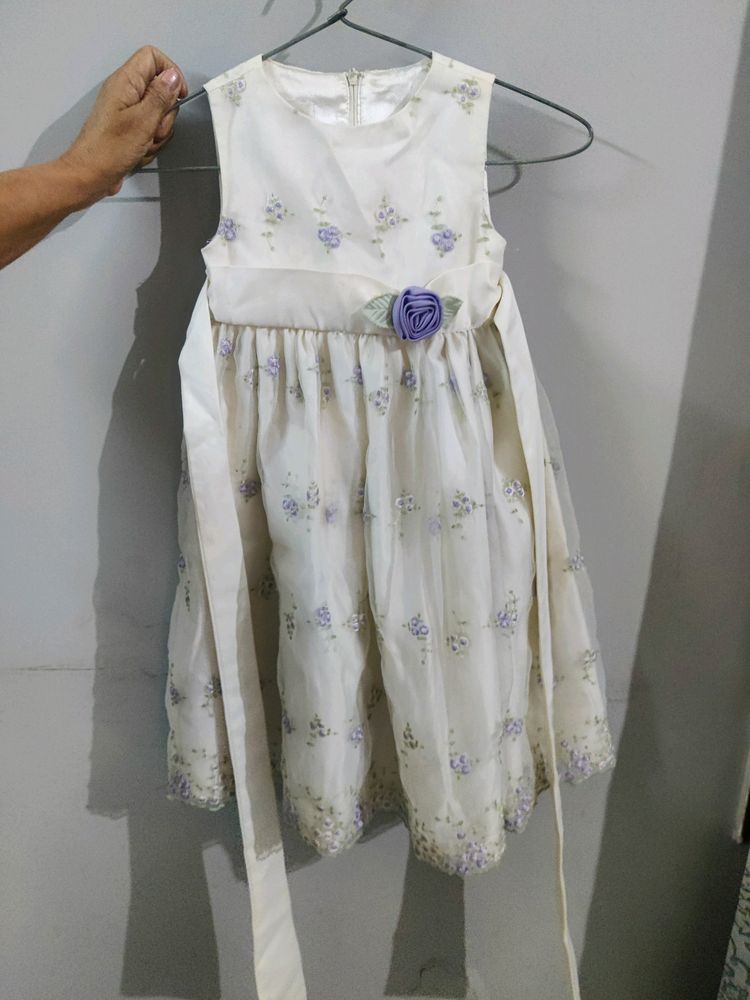 B&#39;ful Party Wear Imported Frock