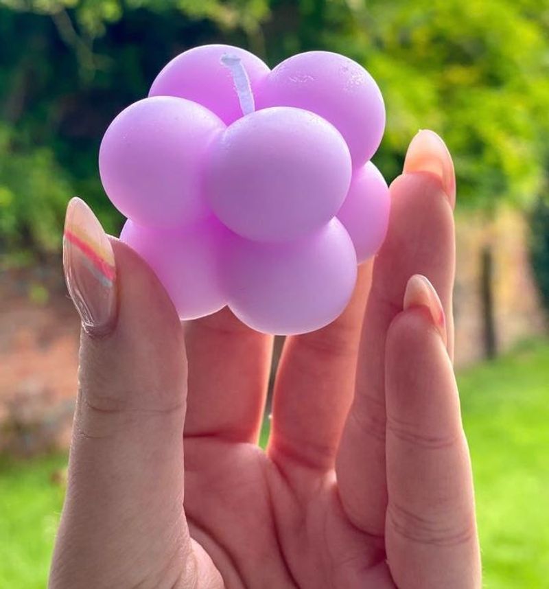 Bubble Candle - Lilac
