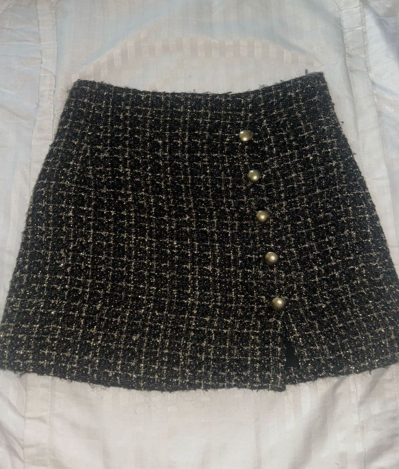 Tweed Mini Skirt
