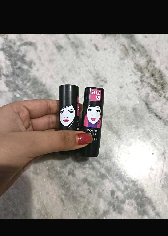 (Set Of 2) Elle 18 Color Pops Lipsticks