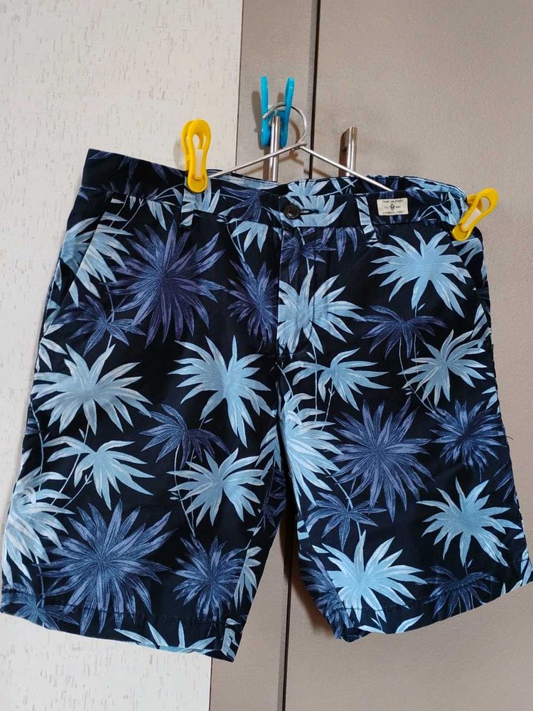 Floral Print Branded Shorts (32)