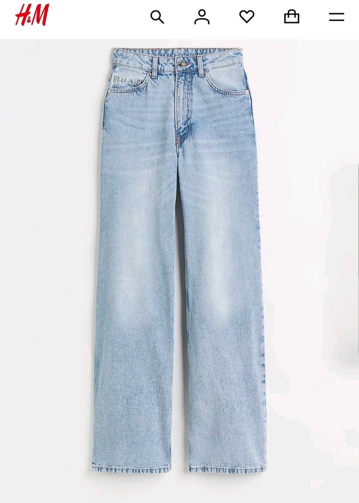 H&amp;M Straight/Wide leg Jeans