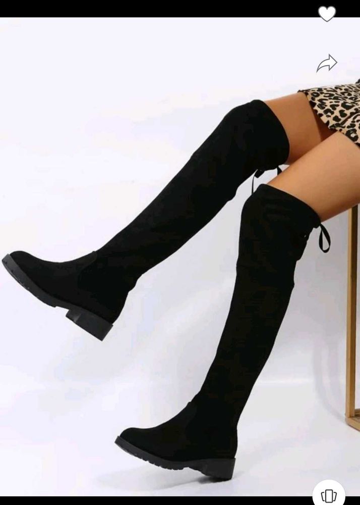 Black Over-the-Knee Boots
