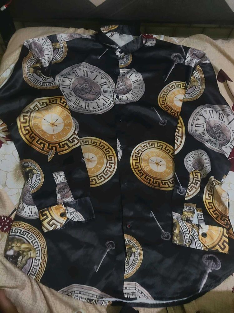 Clock Print Shirt