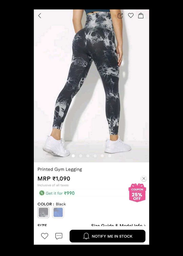 Savana Printed Gym Leggings