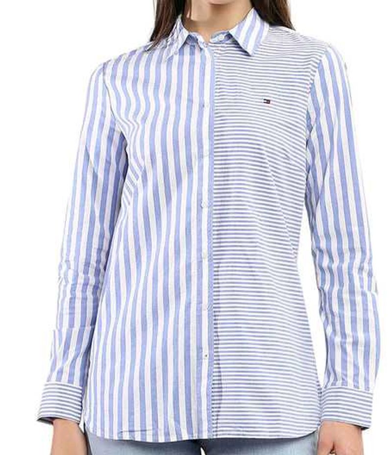 Tommy Hilfiger Women Regular Fit Striped Shirt
