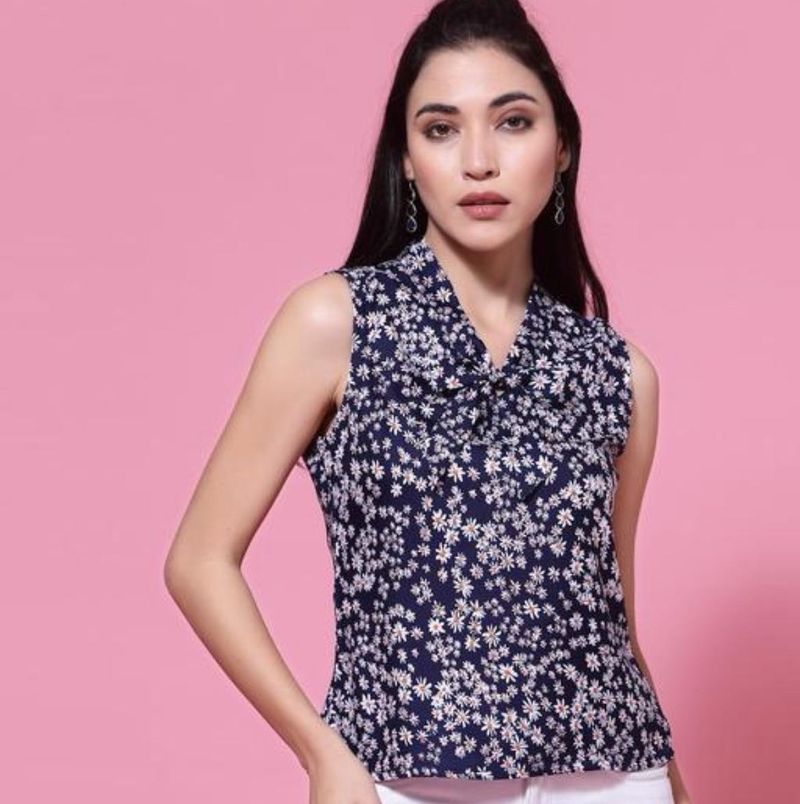Floral Sleeveless Top