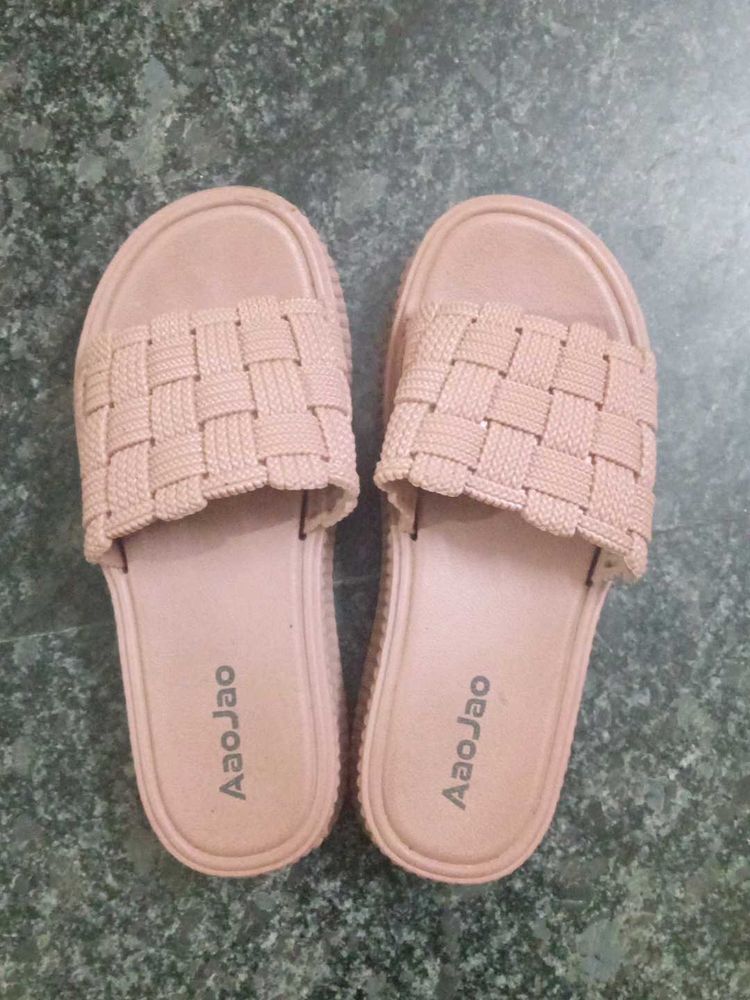 Woven Slide Sandals