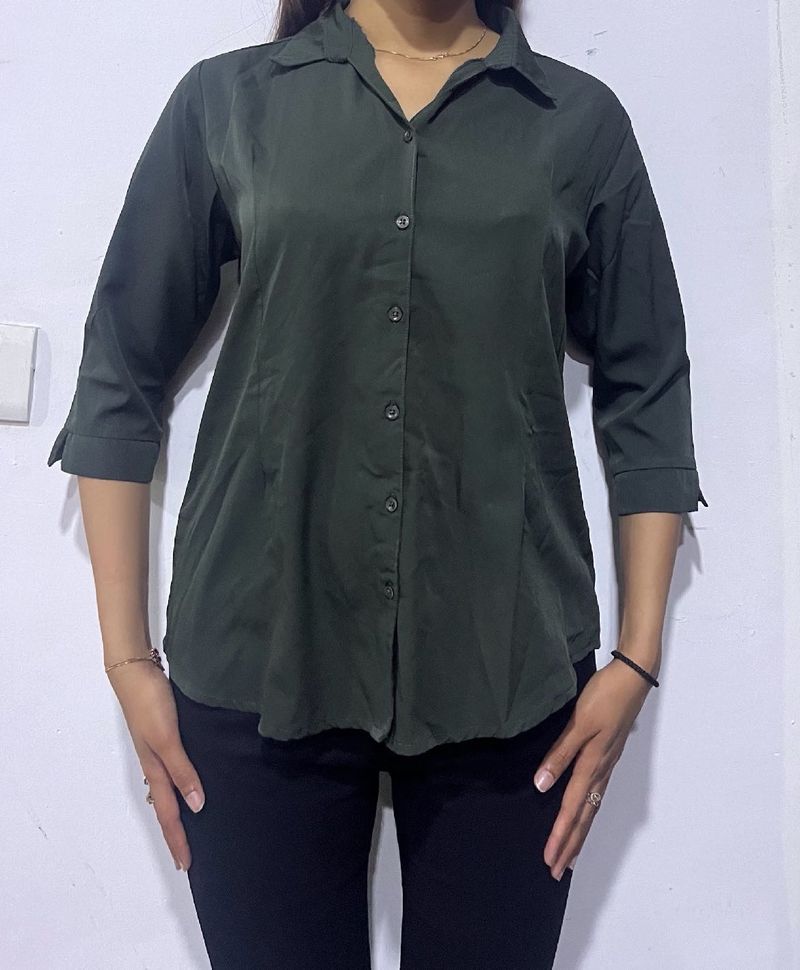 Olive Green Shirt