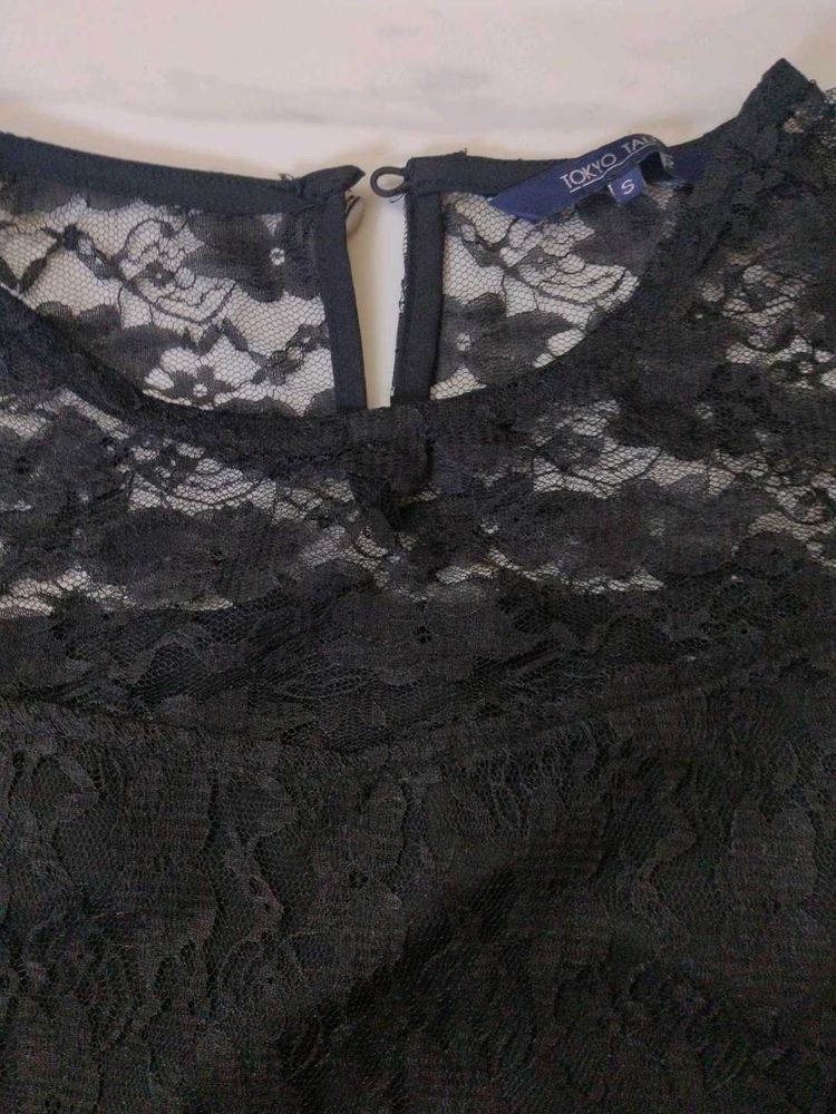 Black Lace Top