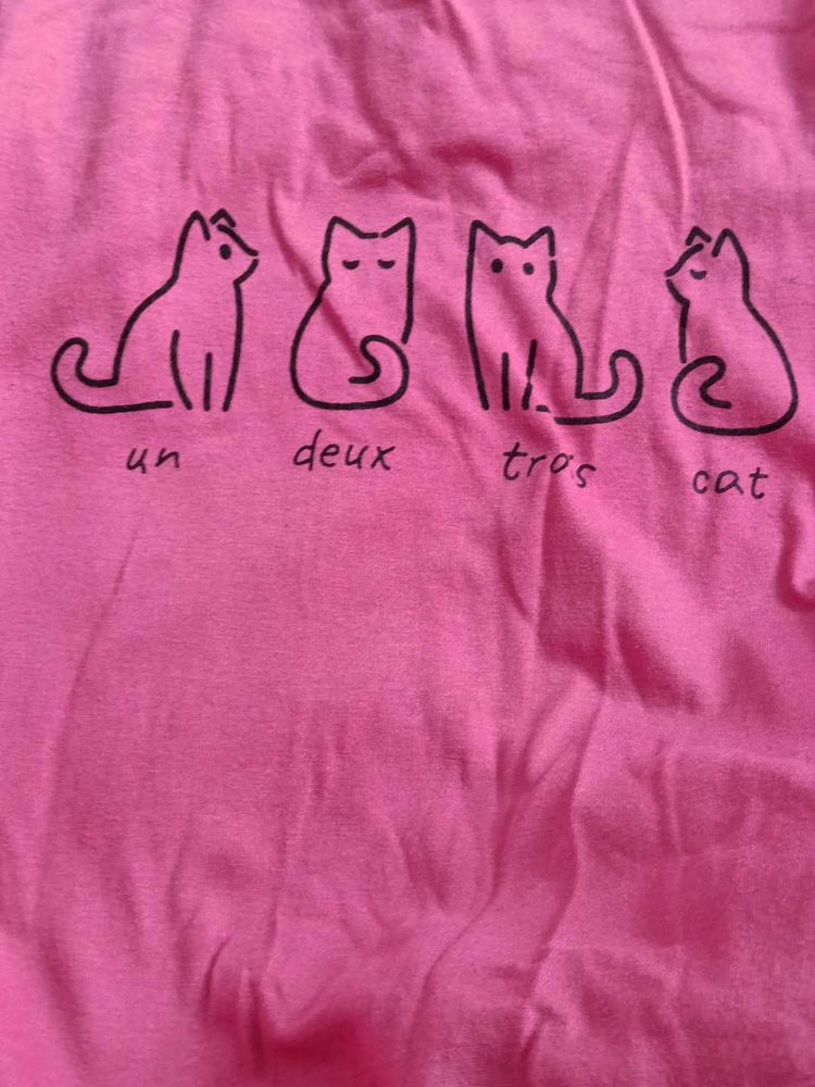Pink Cat Tee