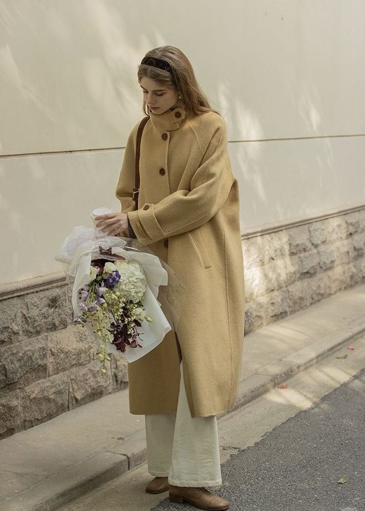 Stylish Tan Trench Coat
