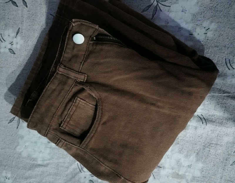 Brown Denim Jeans