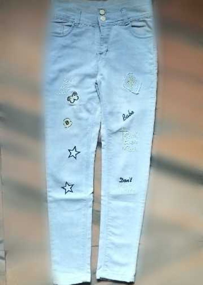 Embroidered Jeans