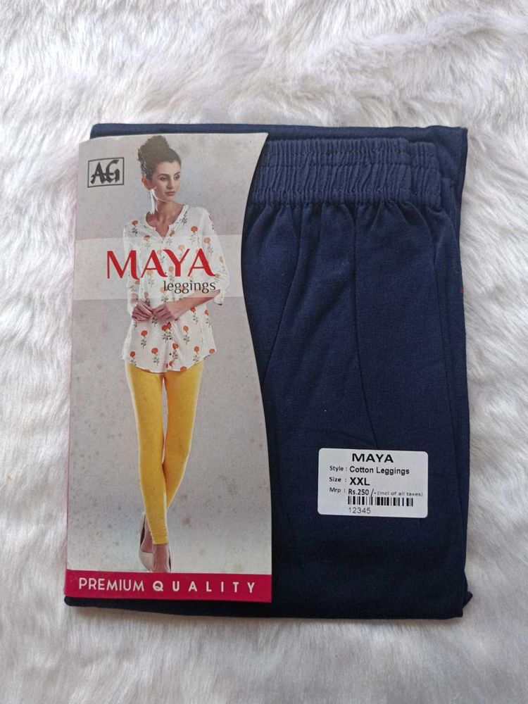 Maya Cotton Leggings - Size XXL