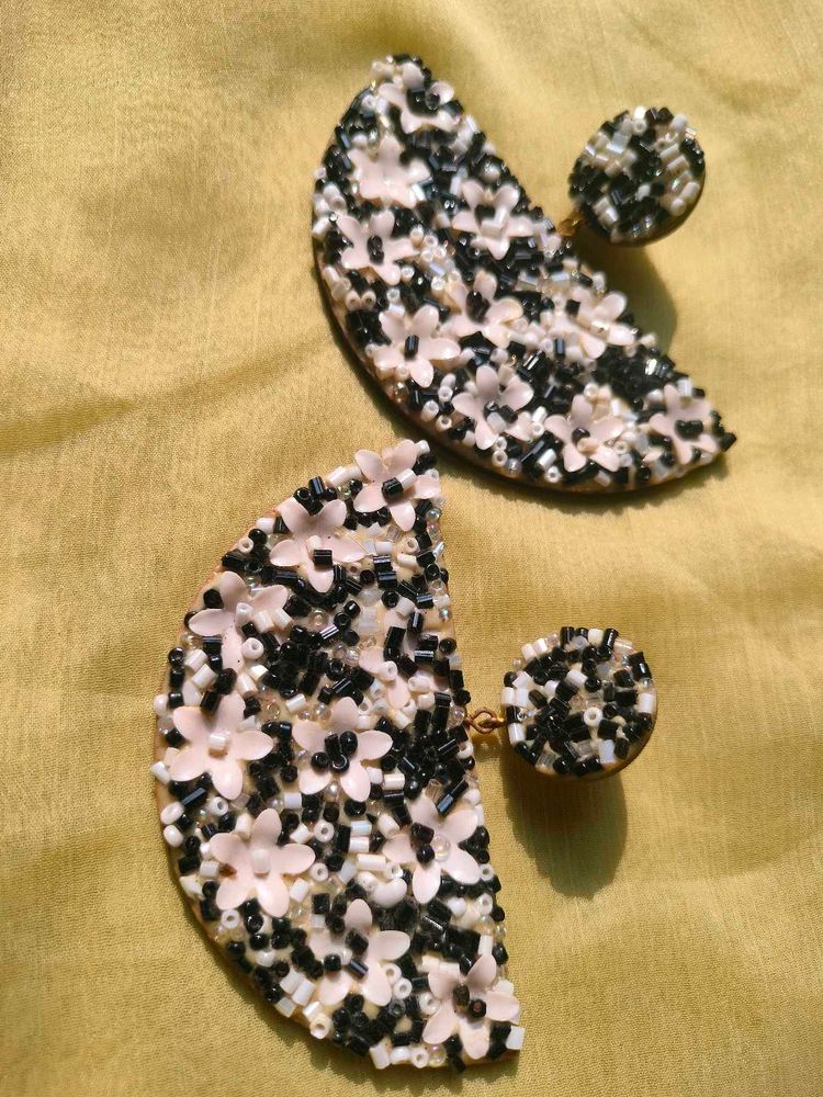 Beaded Statement Earrings