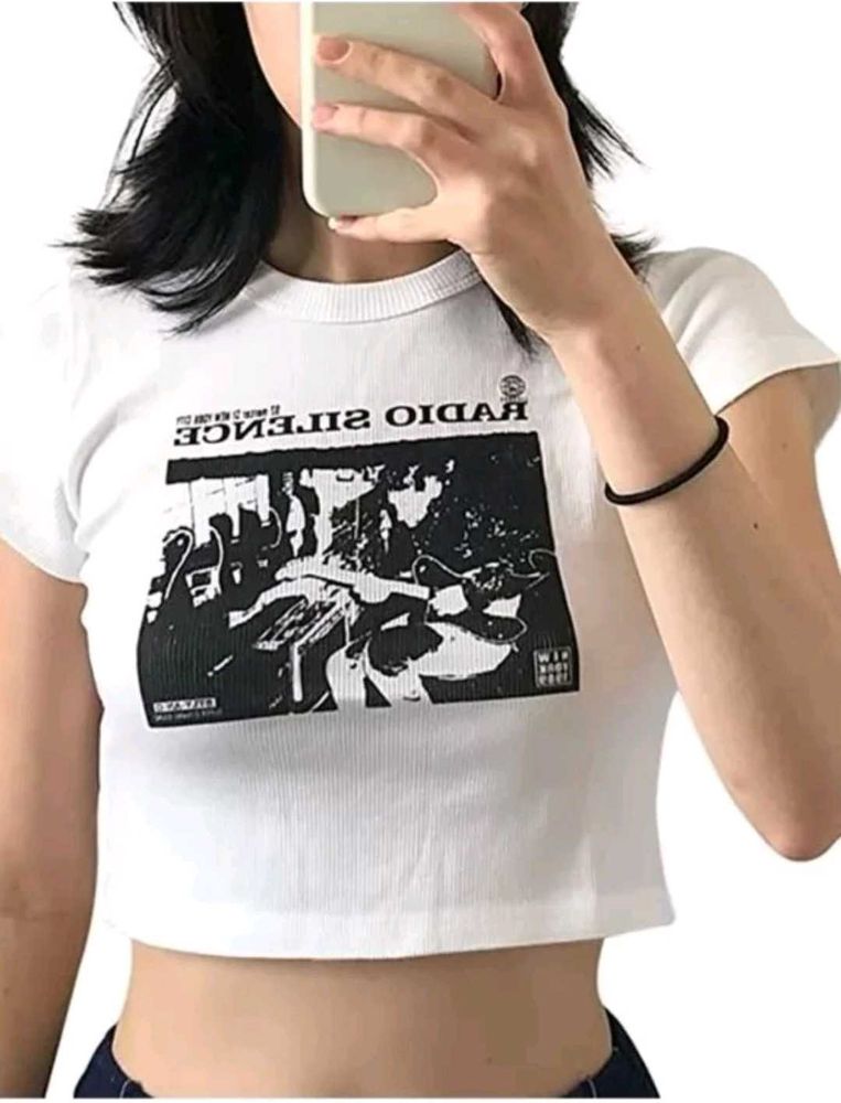 SSS White Crop Top📍