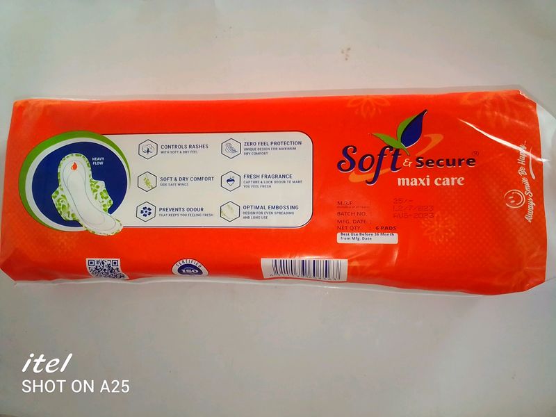 Combo Sanitary Pads 5 Pack × 6 Psc