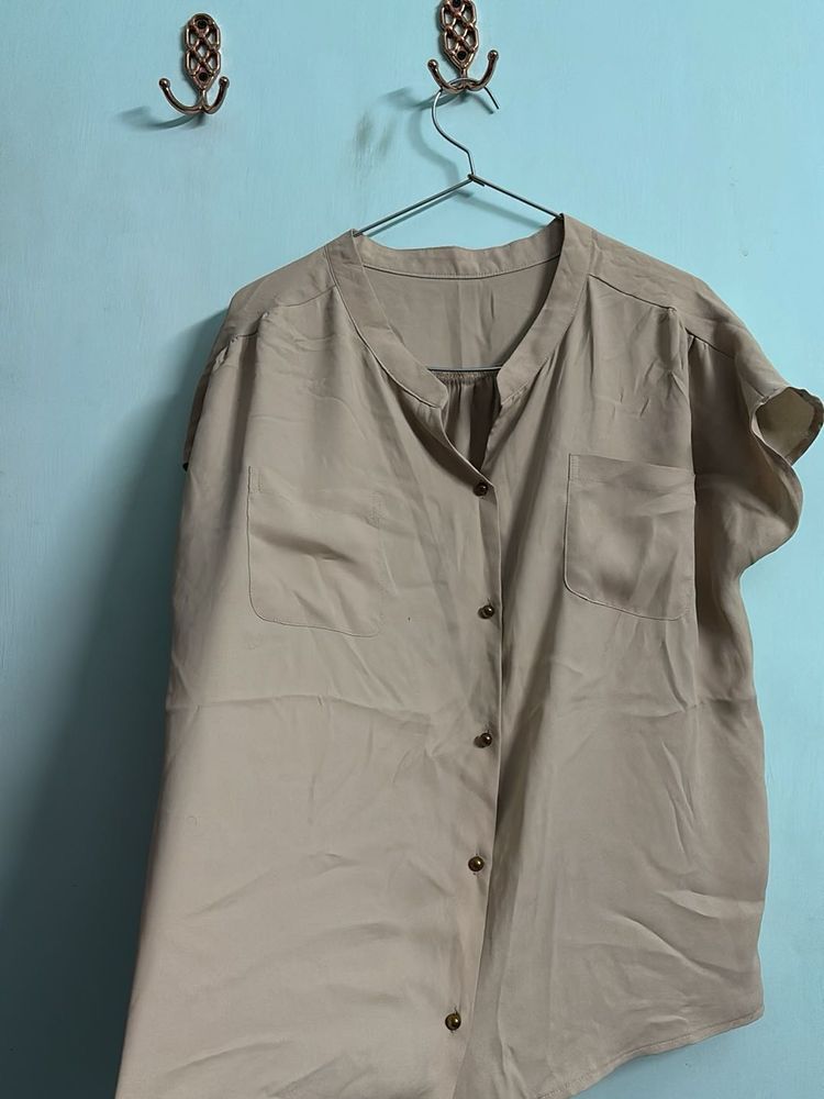 Beige Formal top