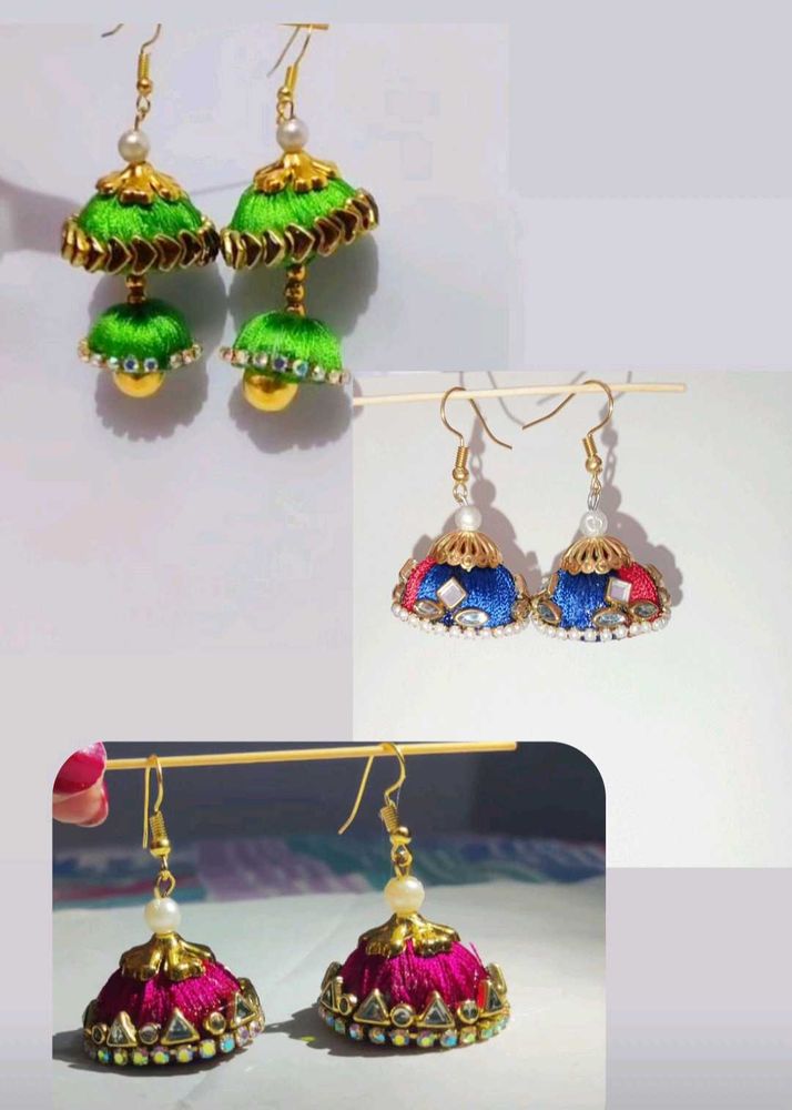 Jhumka Earrings Set