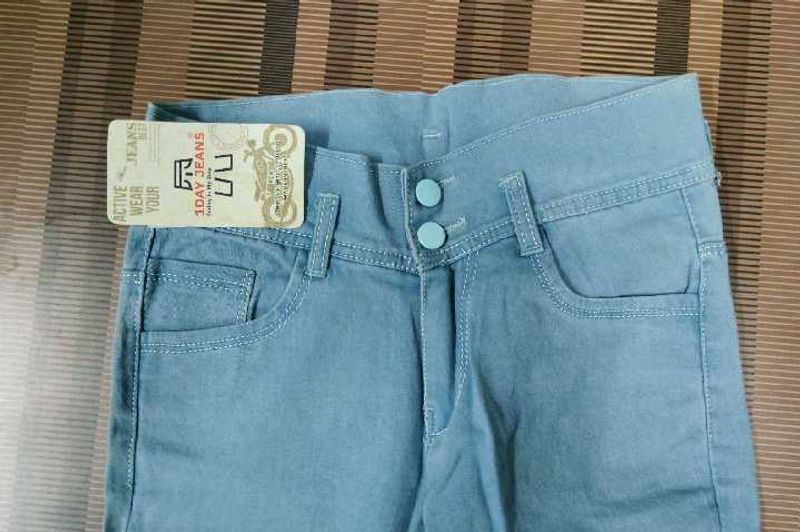 Blue Bootcut Jeans