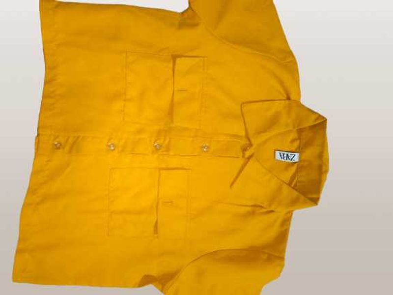 Zara Mustard Yellow Crop Shirt
