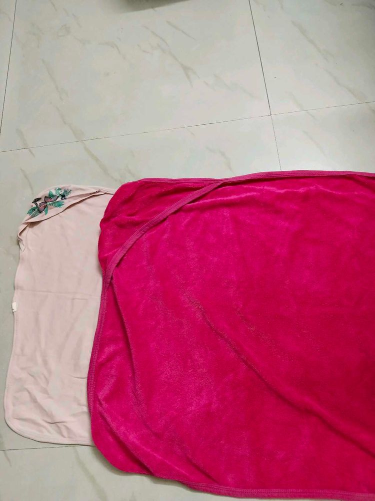 Combo-2 Baby Towels Wrap With A Cap