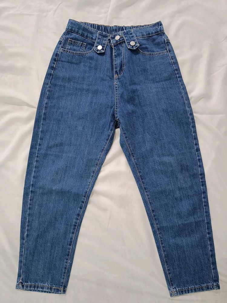 Relaxed Soft Denim Jeans