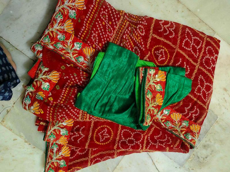 Bandhani Dress Material