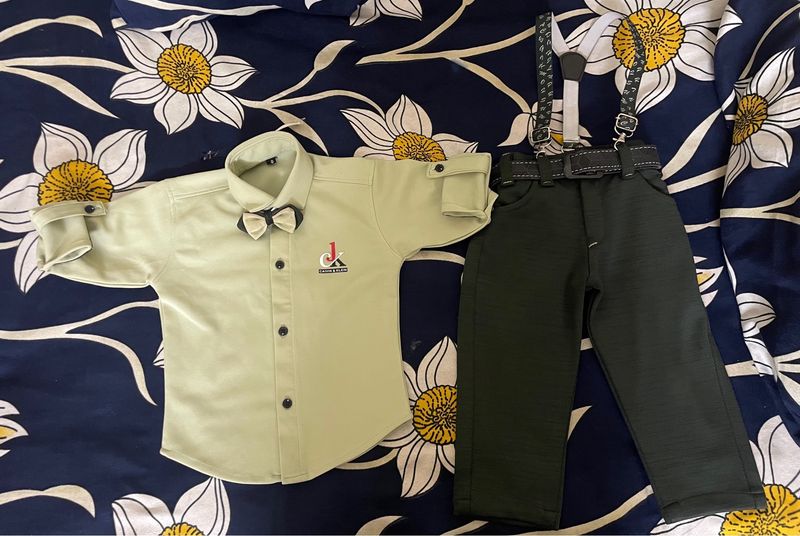Party Wear Dangri Dress For Boy