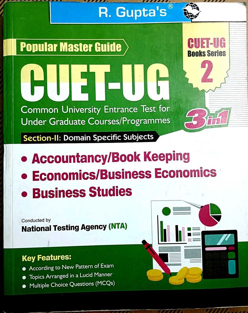 CUET-UG Exam Prep Book